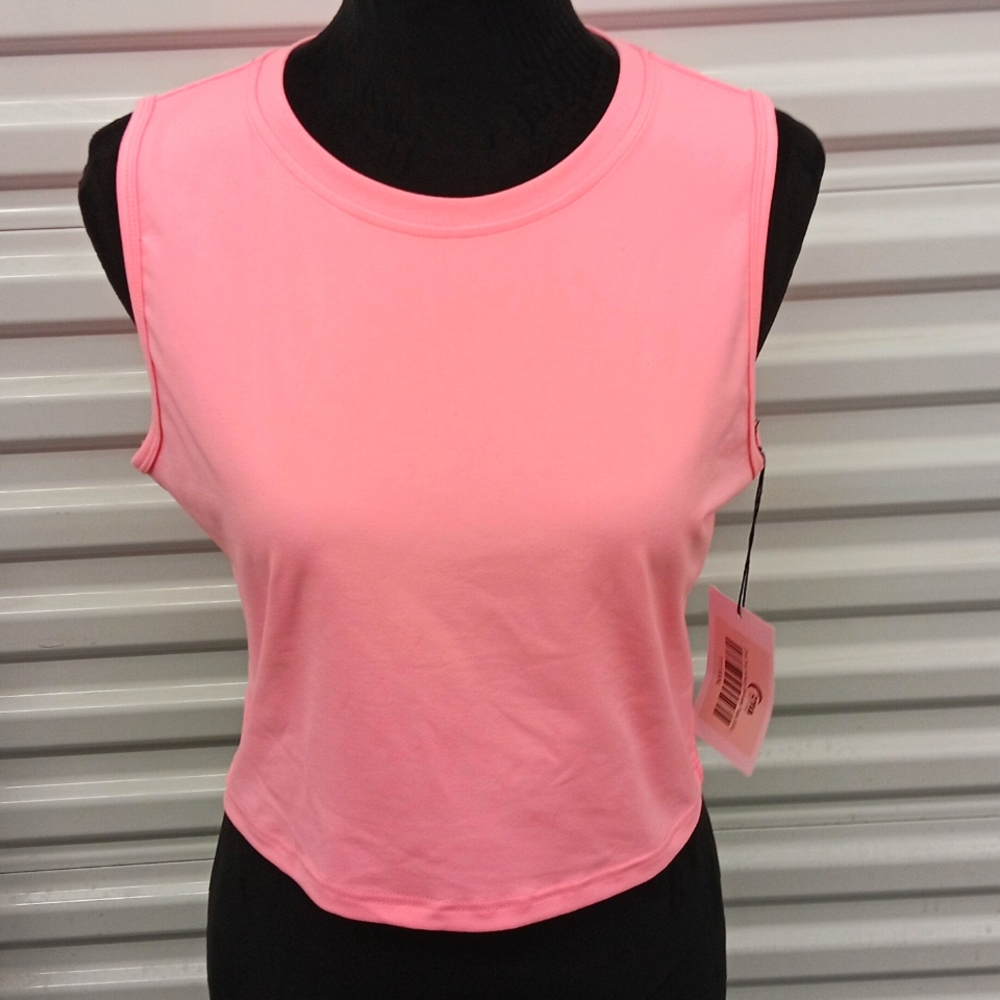 Zyia hi neck pink Stronger tank 3X